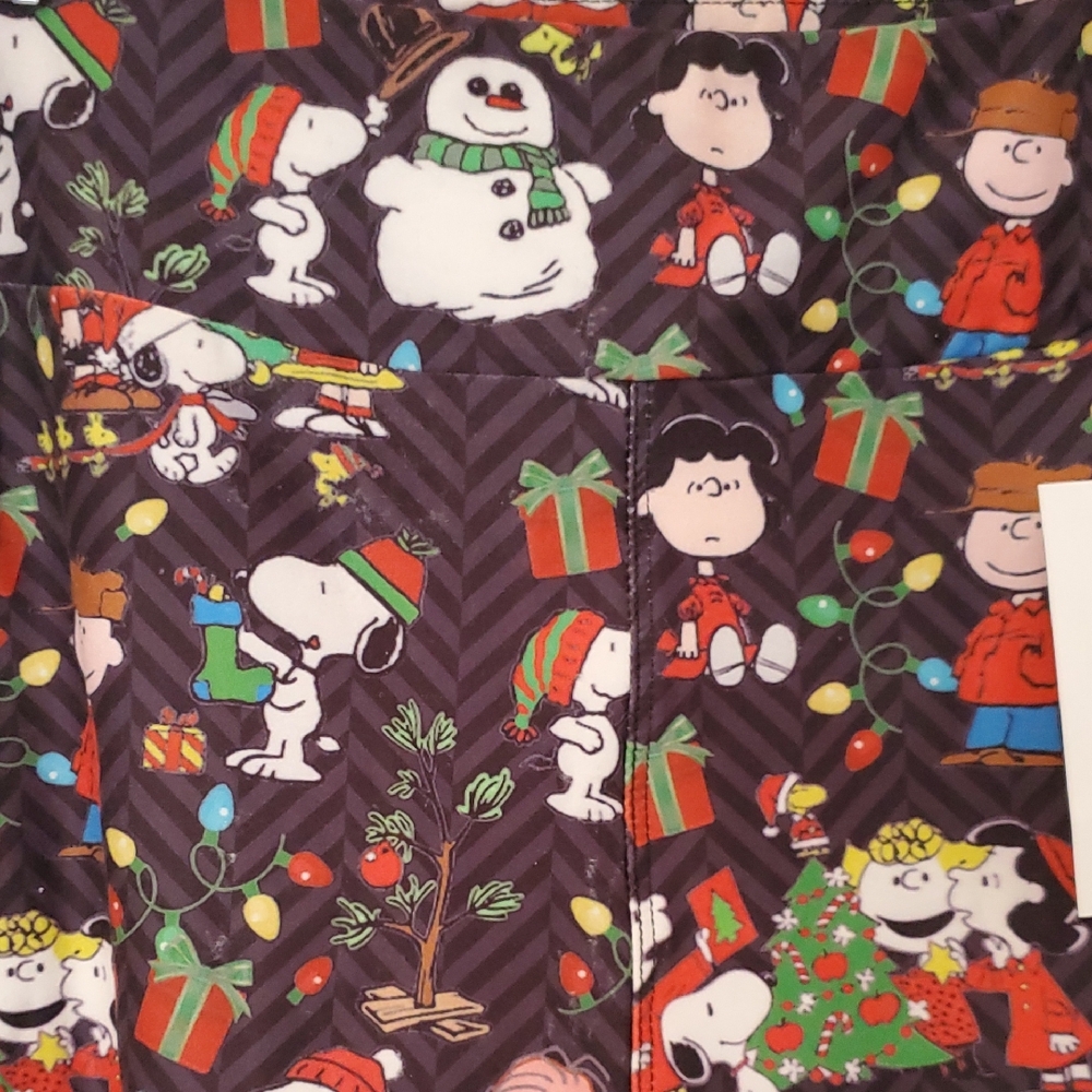 Arrow Trend Peanuts Christmas Leggings, Size OSFM